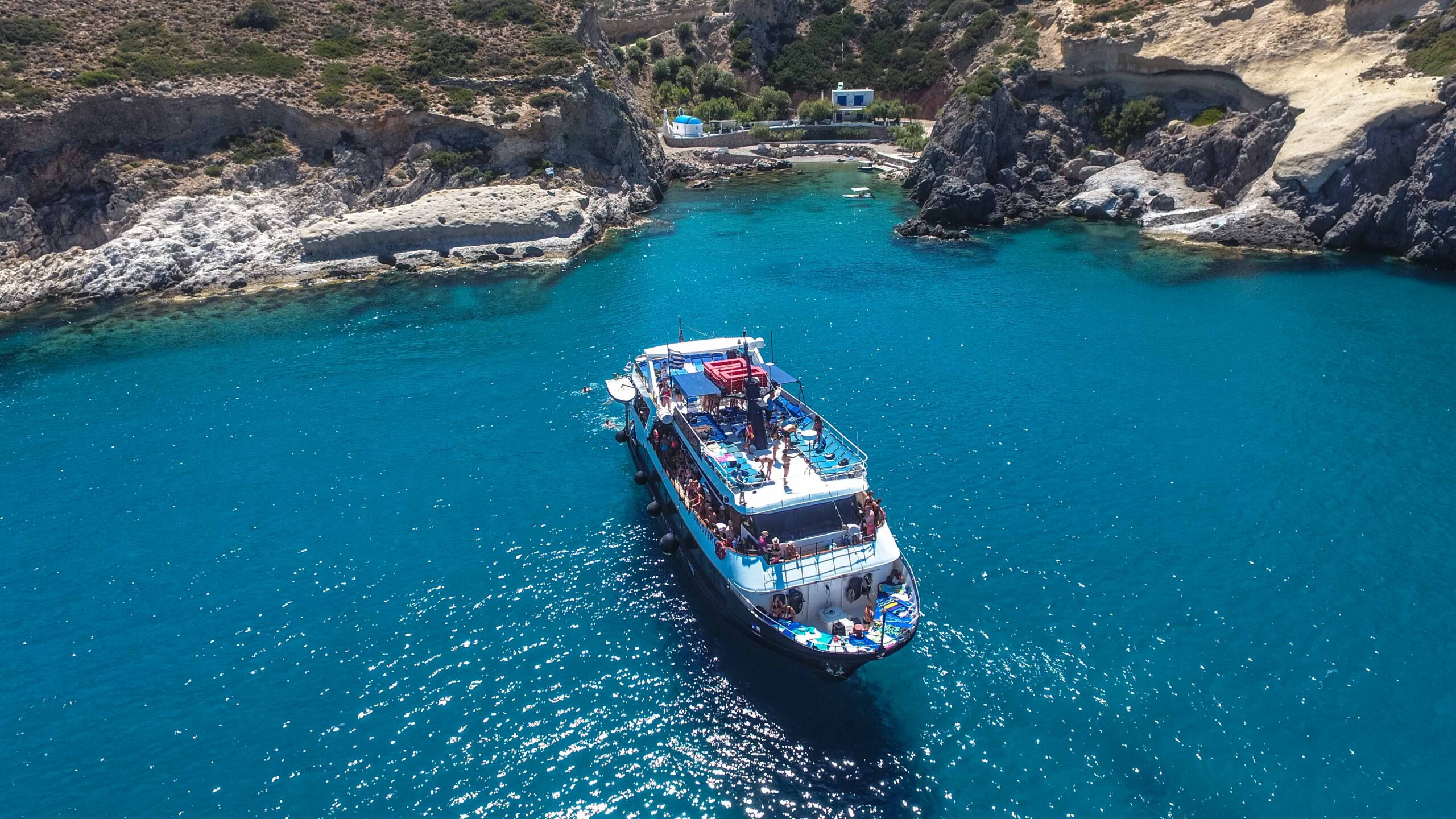 rhodes boat trip to lindos