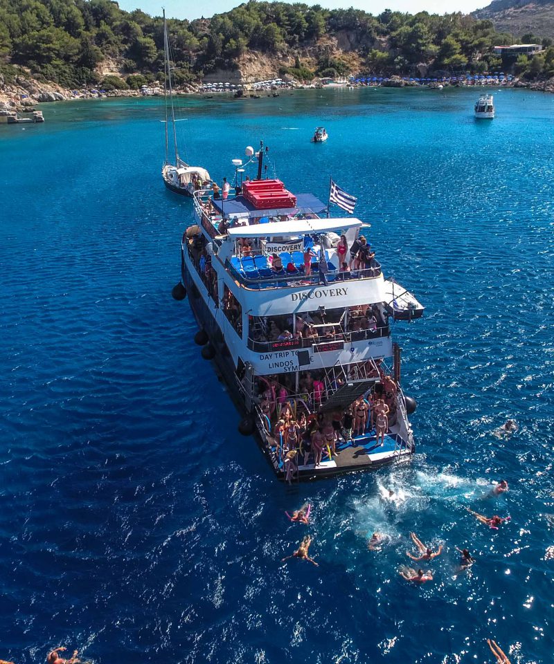 Boat Cruise Rhodes Lindos