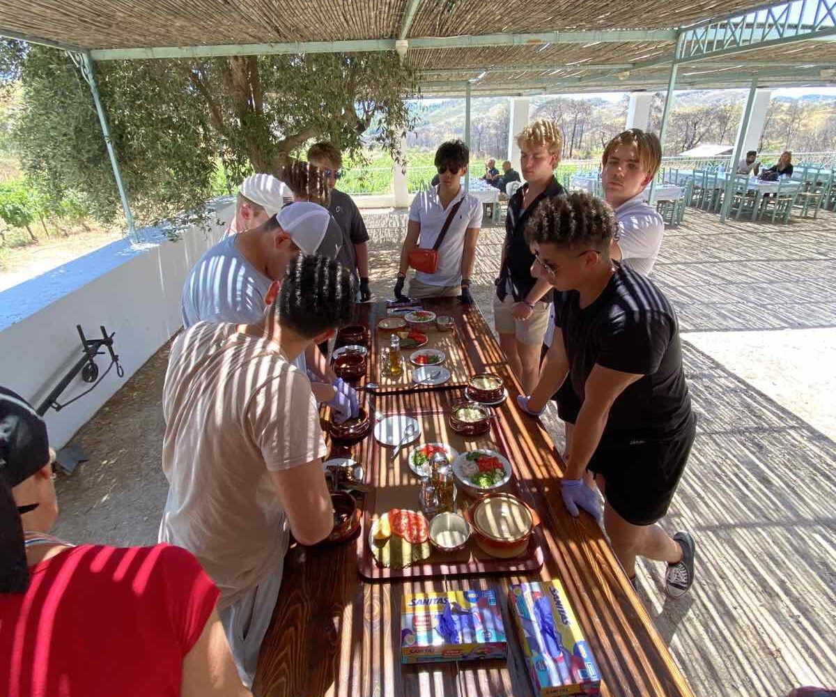 Greek Cooking Class and Wine Tasting in Rhodes